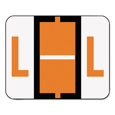 SMEAD Label, Alphabetic, Color-Coded, L, Orange 67082